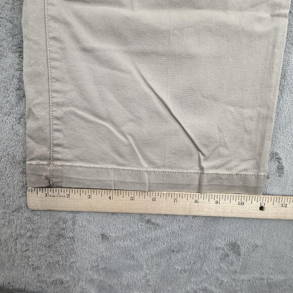 St. John's Bay Pants Womens 6 Light Khaki Mid-Rise Chino Tie Waist Belted Casual - Picture 11 of 16